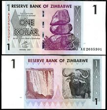 Зимбабве - 1 долар 2007