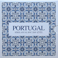 Португалия 2009 официален комплект 8 монети от 1 цент до 2 евро
