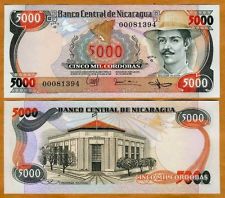 Никарагуа - 5000 кордоба 1985