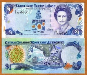Кайманови острови - 1 долар 2003