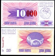 Босна и Херцеговина - 10 000 динара 1993