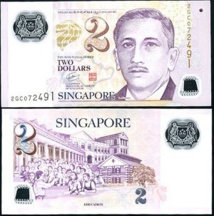 Сингапур - 2 долара 2006