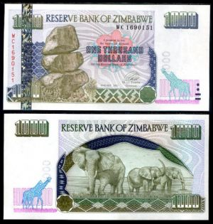 Зимбабве - 1000 долара 2003