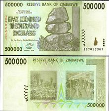 Зимбабве - 500 000 долара 2008