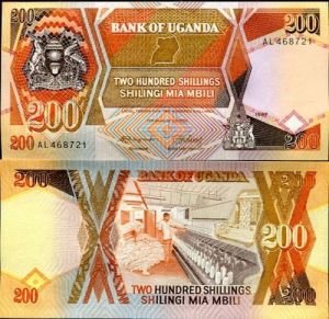 Уганда - 200 шилинга 1987