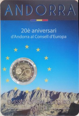 Андора 2014 - 2 евро, юбилейна
