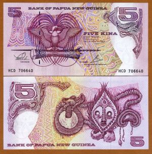 Папуа Нова Гвинея - 5 кина 1981-2000