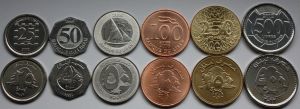 Ливан - серия от 6 монети 25, 50, 50, 100, 250, 500 л. 1996-2012