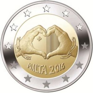 Малта 2016 - 2 евро, Солидарност чрез любов