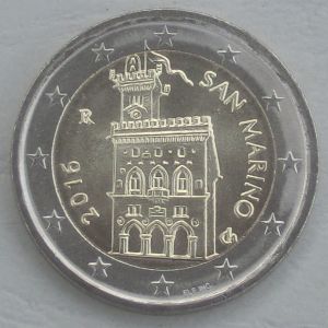 Сан Марино 2016 - 2 евро, герб