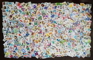 България - 1000 разни подпечатани пощенски марки