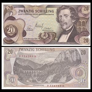 Австрия - 20 шилинга 1967