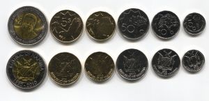 Намибия - серия от 6 монети 1993-2010