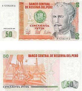 Перу - 50 инти 1987