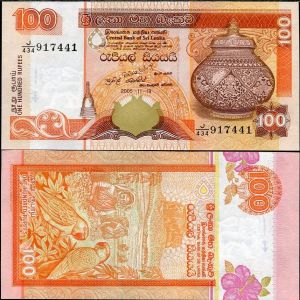 Шри Ланка 100 рупии 2001-2006