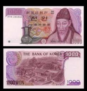 Южна Корея 1000 вона 1983