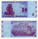 Зимбабве - 20 долара 2009
