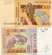 Западна Африка - 500 франка 2013, буква A (Кот д'Ивоар)